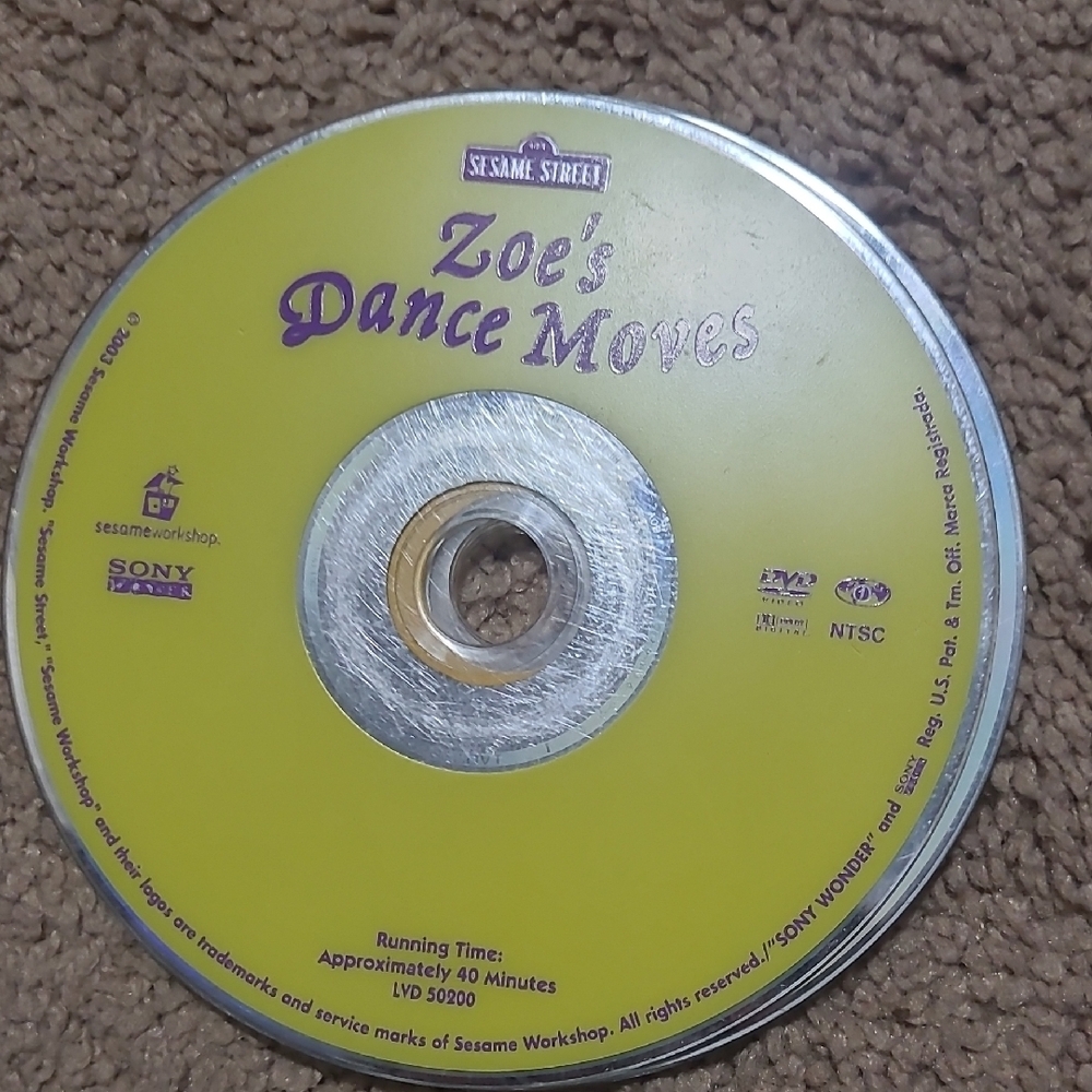 Sesame Street Zoe's Dance Moves DVD